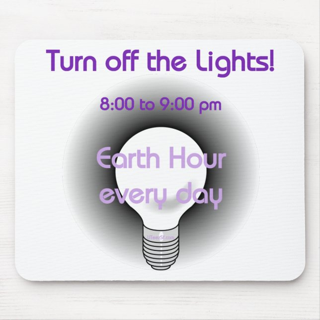 EarthHour4 Mousepad (Vorne)