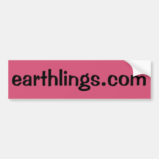Earthlings.com Autoaufkleber