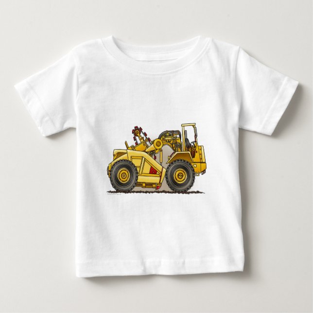 Earthmover Scraper Baby T - Shirt (Vorderseite)