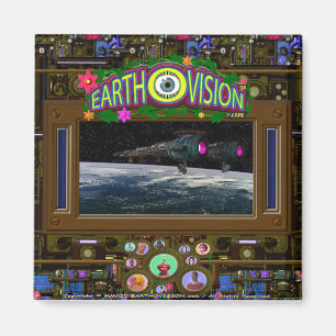 EARTHOVISION Magnet (Quadrat)
