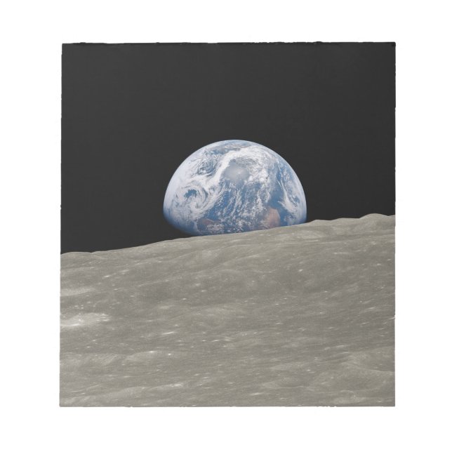 Earthrise Apollo 8 Notizblock (Vorderseite)