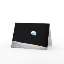 Earthrise: mit Zitat— Shot aus Apollo 8