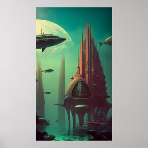 Earthrise Serenade - (42x24in Extra Long) Poster