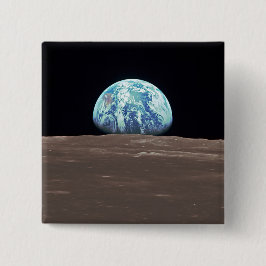 Earthrise vom Mond Button