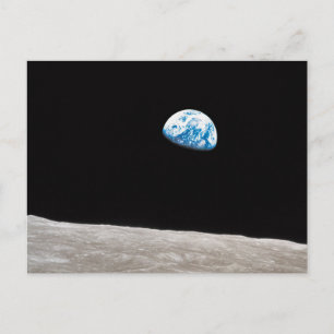 Earthrise William Anders Postkarte