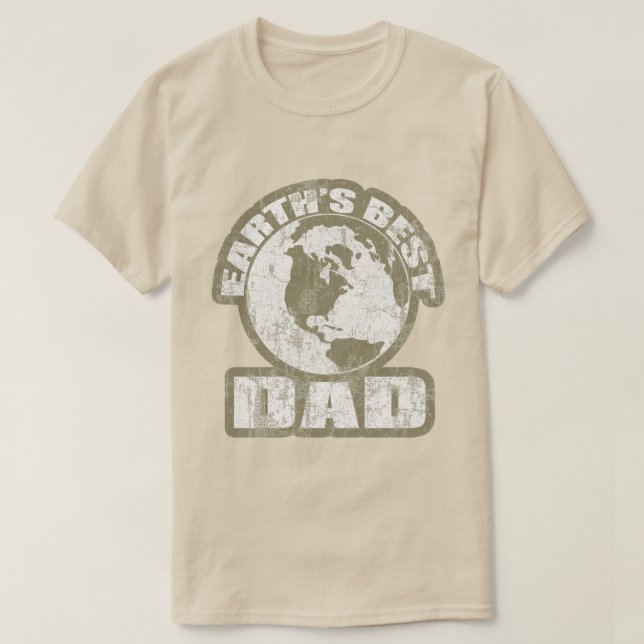 Earths Best Vater Brown T-Shirt (Design vorne)