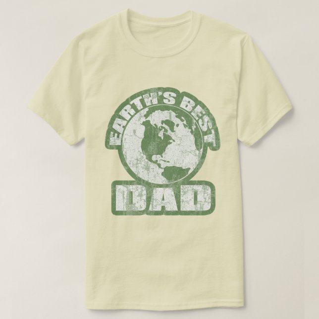 Earths Best Vater Green T-Shirt (Design vorne)
