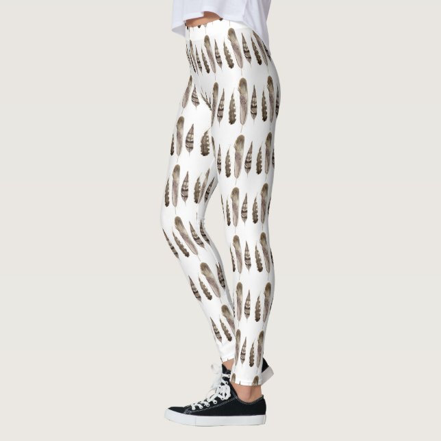 Earthtone Feathers II Leggings (Links)