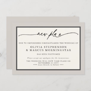 Earthtone Mushroom - Modernes, verzögertes Ereigni Einladung