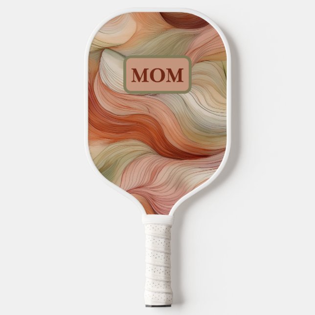  Earthtone Pickleball Paddle for Her Rust Sage (Vorderseite)