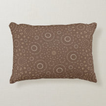 Earthy Boho Mandala Geometric Pattern | Brown Rust
