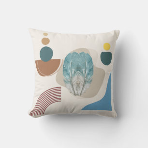 Earthy Boho Textured Pillow Kissen