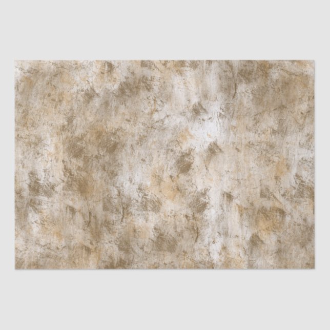 Earthy Brown Cream Sand Seidenpapier (Vorderseite)