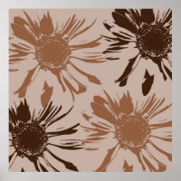 Earthy Brown Gerbera Blume