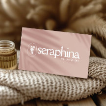 Earthy Elegance Logo Beauty, Wellness, Spa Pink