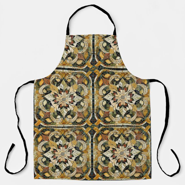 Earthy Elegance Mosaic Schürze (Vorderseite)