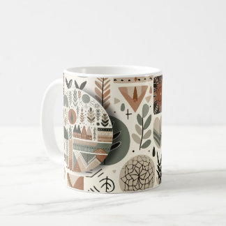 Earthy Ethnic Embrace Kaffeetasse