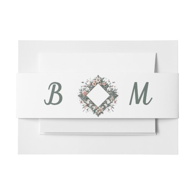 Earthy Floral Vain Band (Vorderseite Beispiel)