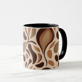 Earthy Fluid Shapes Mug – Minimal Abstract Style Tasse