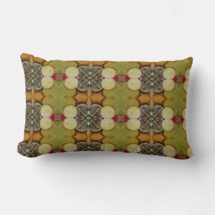 Earthy Green patterned pilow Lendenkissen
