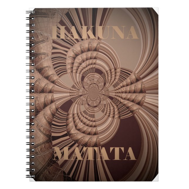 Earthy Hakuna Matata Art Print Notizblock (Vorderseite)