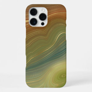 Earthy Retro Strata Vintages neutrales Tone-Agat iPhone 16 Pro Max Hülle