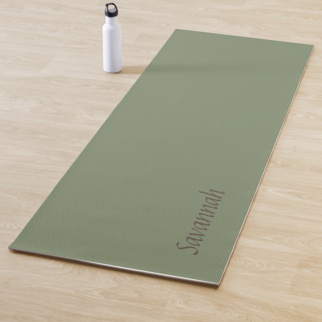 Earthy Sage Green Yoga Mat Yogamatte (Beispiel)
