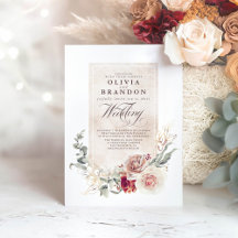 Earthy Shades Blume Boho Elegant Wedding