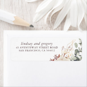 Earthy Shades Floral Elegant