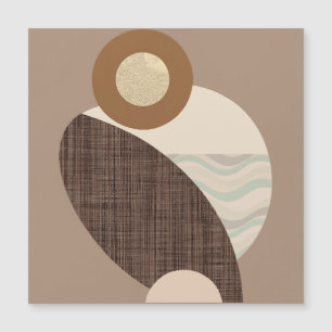 Earthy Shapes Magnetkarte