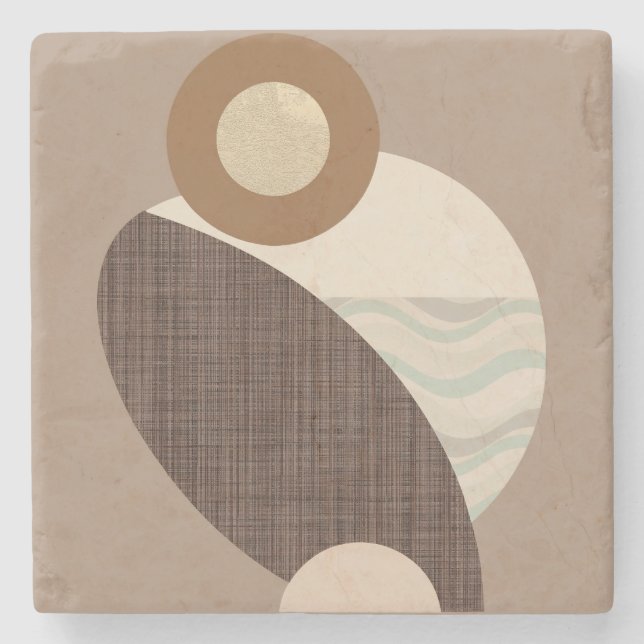 Earthy Shapes Steinuntersetzer (Vorderseite)