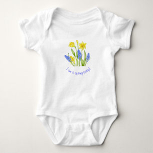 Earthy Spring on a Baby Jersey Bodysuit (M,D) Strampler