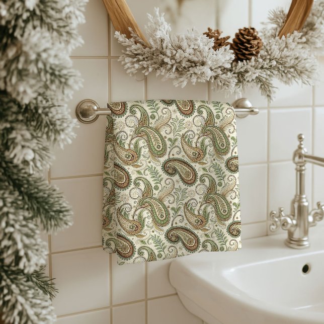 Earthy Tones Towel Bohemian Gift for Loved Ones Badhandtuch Set (Earthy Tones Towel Bohemian Gift for Loved Ones)