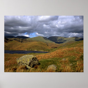 Easedale Tarn Cumbria England Poster