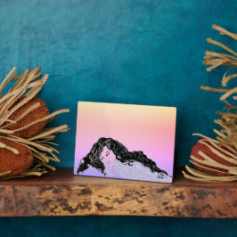 Easel mit Leinwand : Gedanken an Sie Fotoplatte