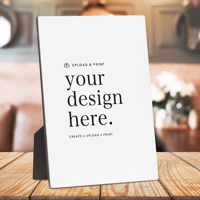 Easel Sign Your Design Upload 5" x 7" Plaque Fotoplatte (Von Creator hochgeladen)