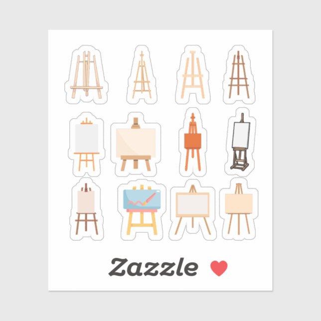 Easel Stickers Aufkleber (Blatt)