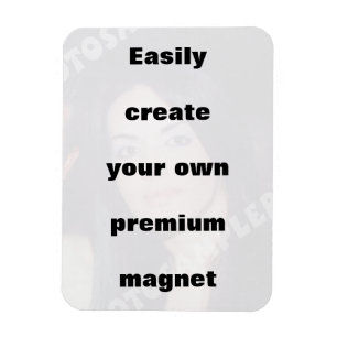 Easily create your magnet. Remove the big text! Magnet