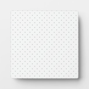 Easily Customize Color from Grey Mini Polka Dots Fotoplatte