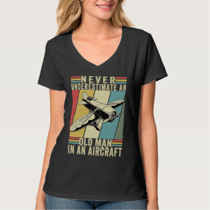 Easily Distracted By Airplanes Kleinkind Männer Fr T-Shirt