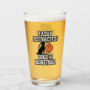 Easily Distracted by Dogs & Basketball Glas
