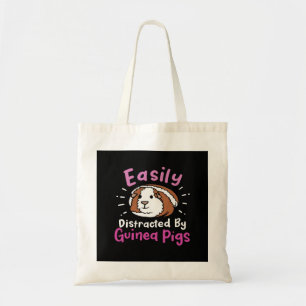 Easily Distracted By Guinea Pigs Cute Pet Lover Tragetasche