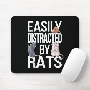 Easily Distracted By Ratten Rat Mama Rat Papa Lust Mousepad