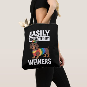 Easily Distracted By Weiners LGBTQ Regenbogen Schw