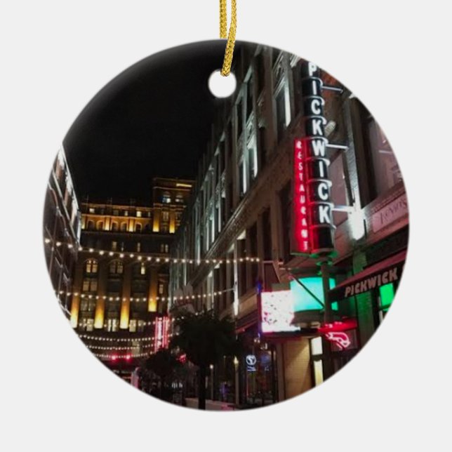 East 4th Street, Cleveland, Ohio Foto Ornament (Vorne)