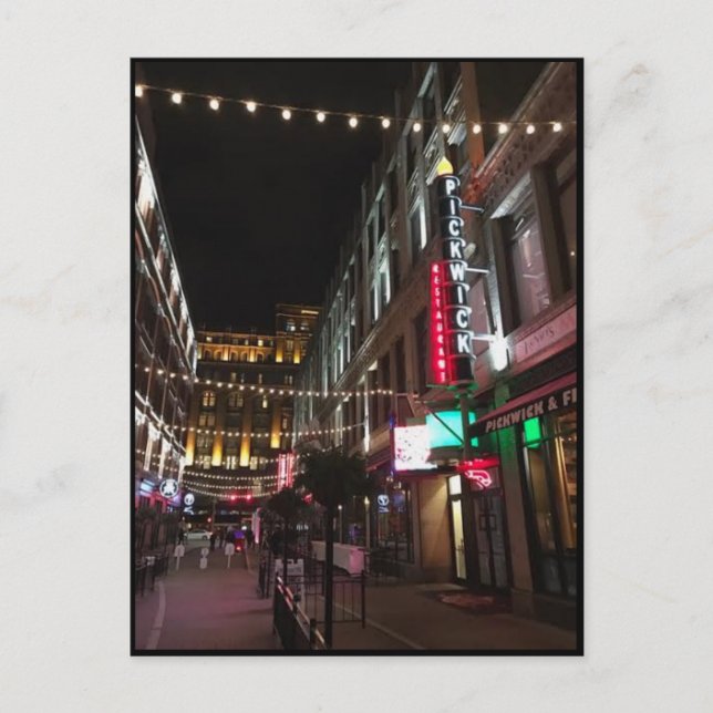 East 4th Street, Cleveland, Ohio Foto Postcard Postkarte (Vorderseite)