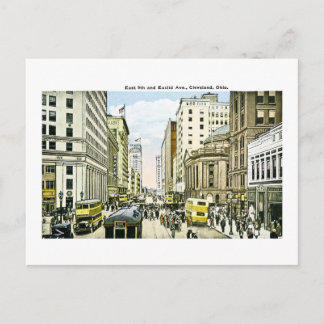 East 9th and Euclid Avenue, Cleveland, Ohio Postkarte