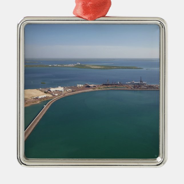 East Arm Port, Darwin Harbour Silbernes Ornament (Vorne)