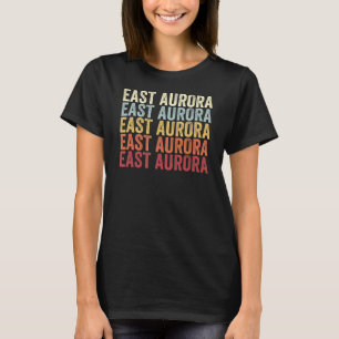East Aurora New York East Aurora NY Retro Vintag T-Shirt