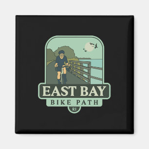East Bay Bike Path - Rhode Island (Radfahren) Magnet